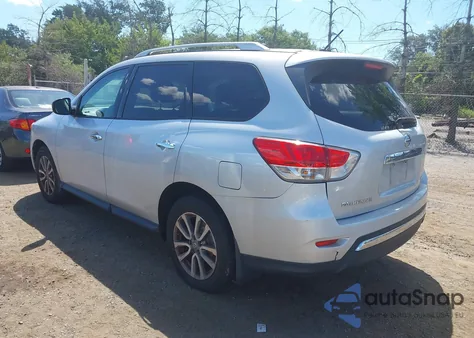2015 Nissan Pathfinder S из США, поврежденный, VIN 5N1AR2MMXFC712215